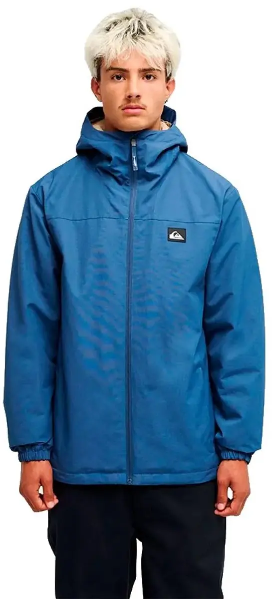 Quiksilver Overcast 3k Warm Jas Blauw L Man