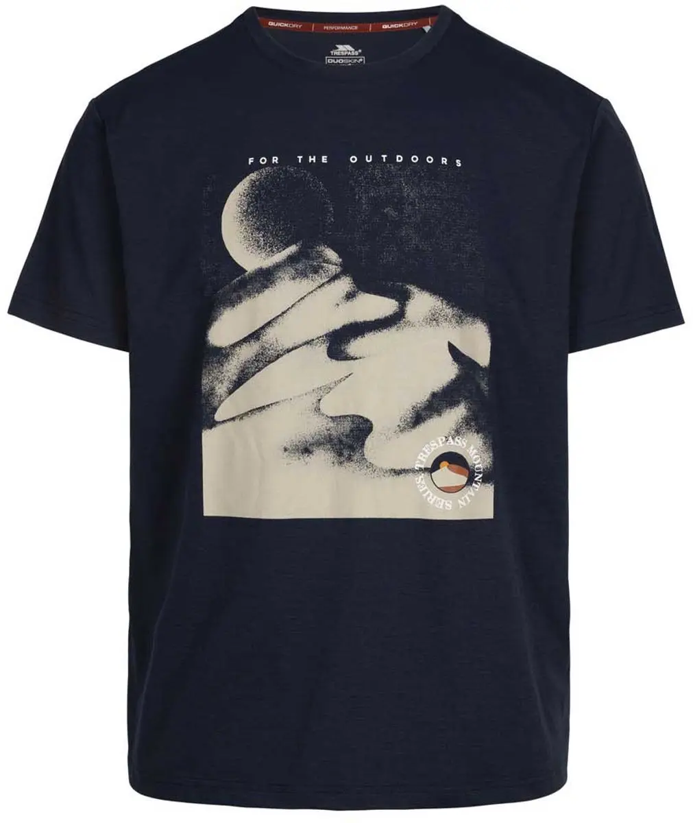Trespass Sagnay T-shirt Met Korte Mouwen Blauw XL Man