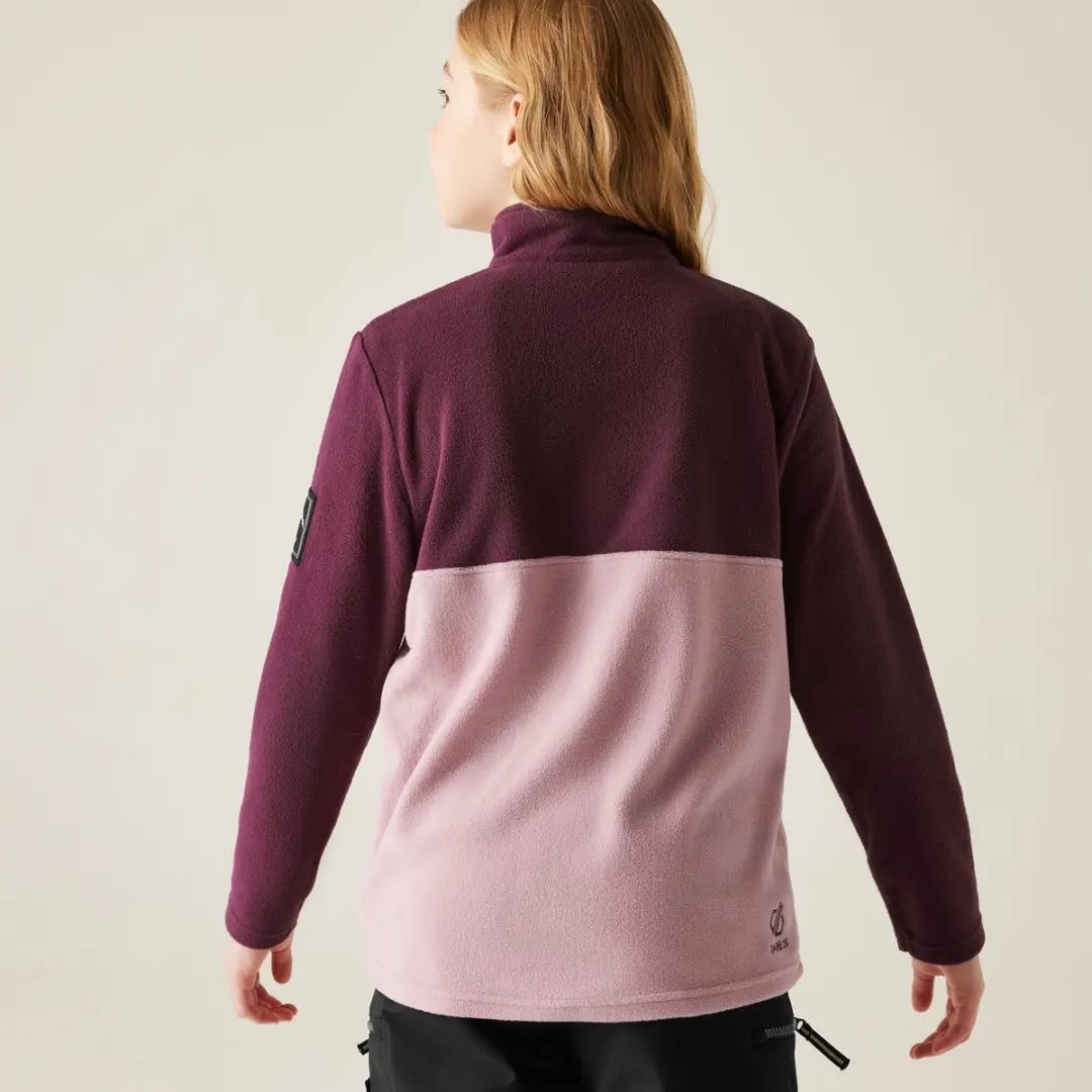 Dare 2b Rapid Kinderfleece - Fig/Lilac - 15-16 jaar - afbeelding 5 van 6
