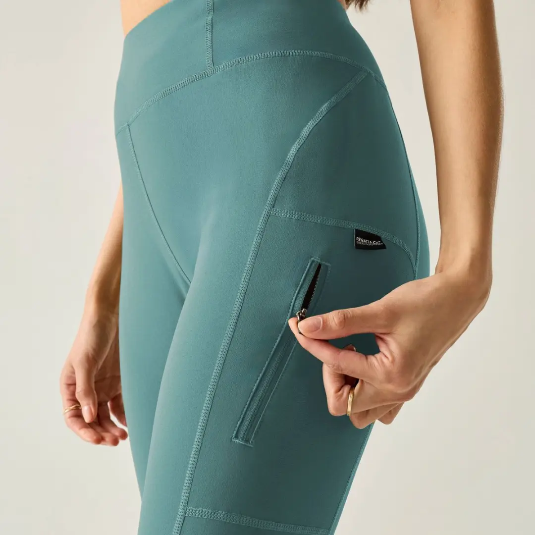 Regatta Monira Dames Hiking Legging - Groen - afbeelding 3 van 6