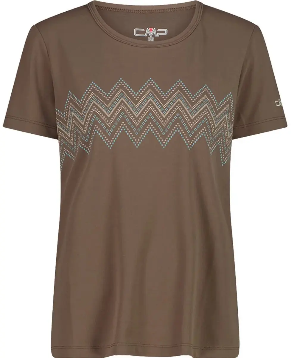 Cmp 38t6656 T-shirt Met Korte Mouwen Bruin S Vrouw