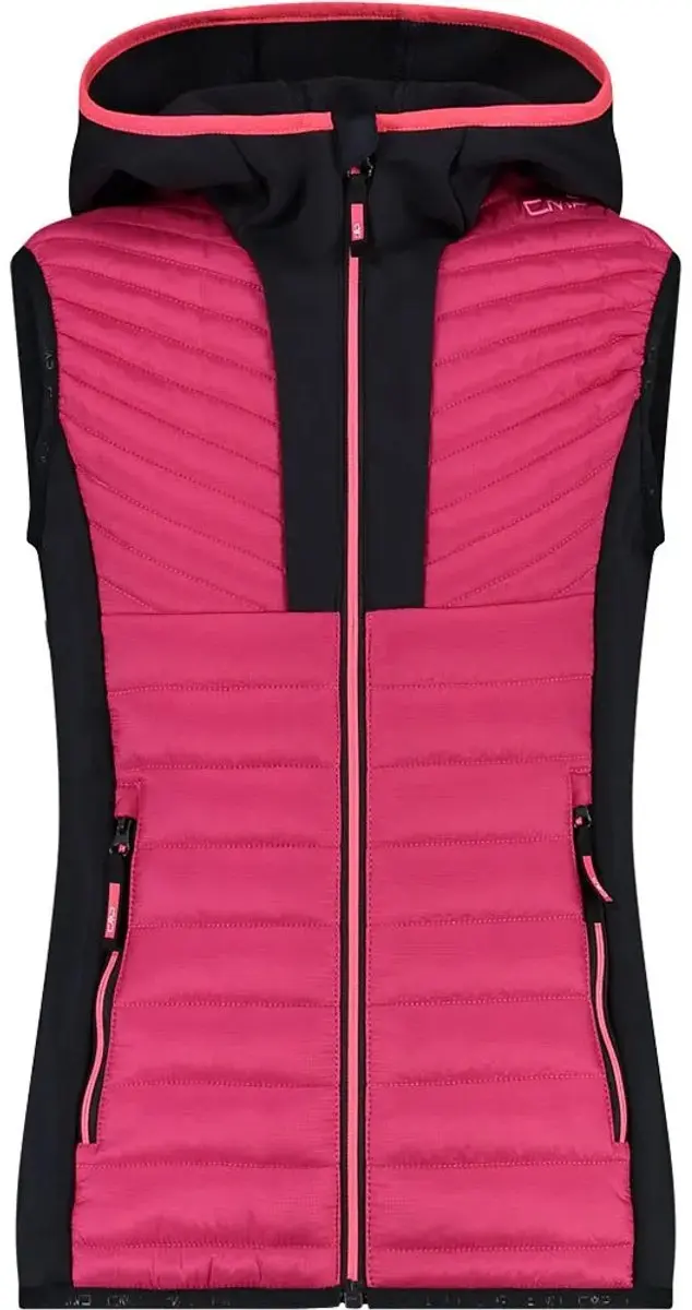 Cmp Hybrid Fix Hood 32z3955 Vest Roze 12 Years Meisje