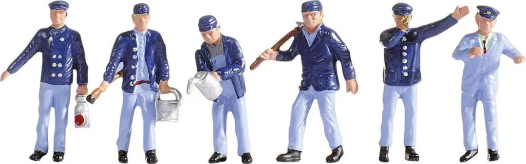 Noch Machinist & Rangeerder Schaal 0 - Blauw