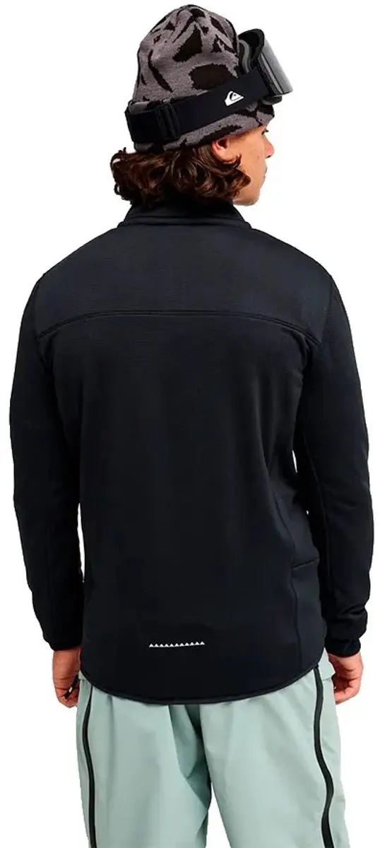 Quiksilver Steep Point Fleece met Rits - Zwart - S - afbeelding 2 van 4