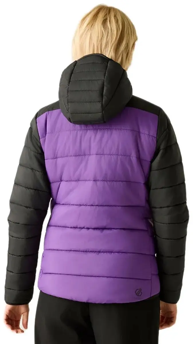 Dare2b Aero Fuse Padded Jas Dames - Paars 40 - afbeelding 2 van 5