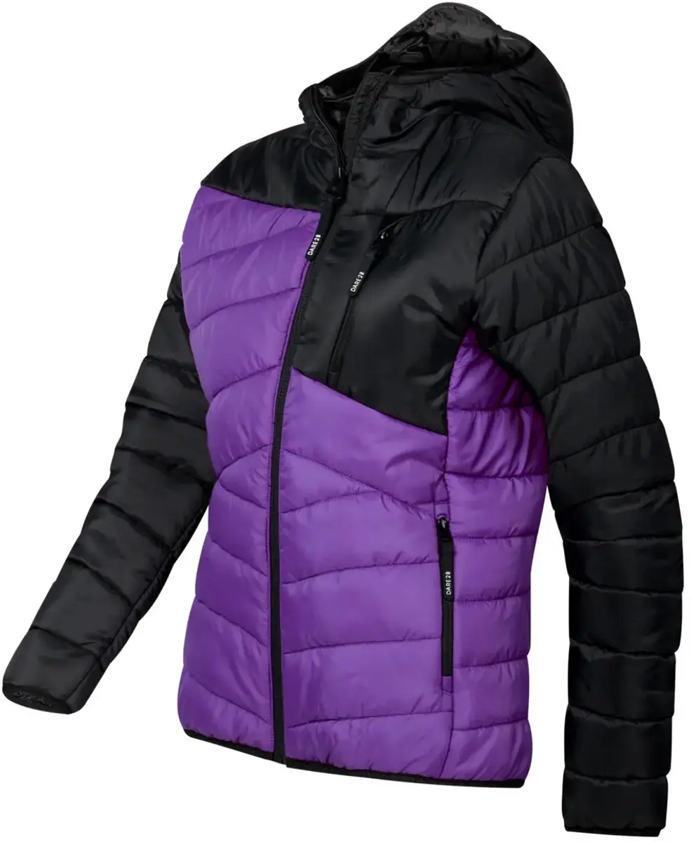 Dare2b Aero Fuse Padded Jas Dames - Paars 40 - afbeelding 3 van 5