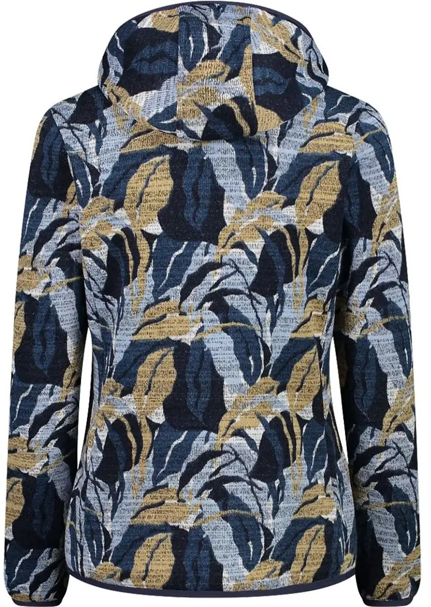 CMP Fix Hood Fleece Hoodie Dames - Cristal Blue - afbeelding 2 van 6