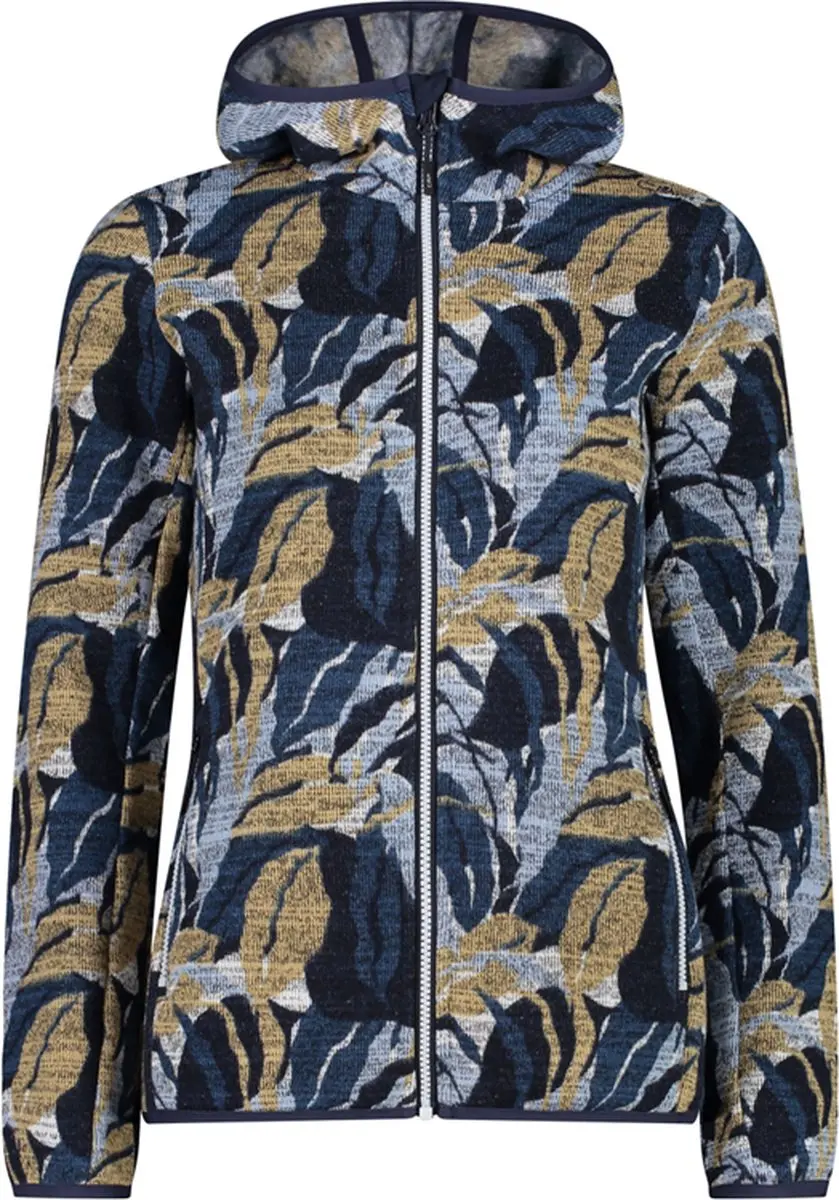 CMP Fix Hood Fleece Hoodie Dames - Cristal Blue - afbeelding 4 van 6