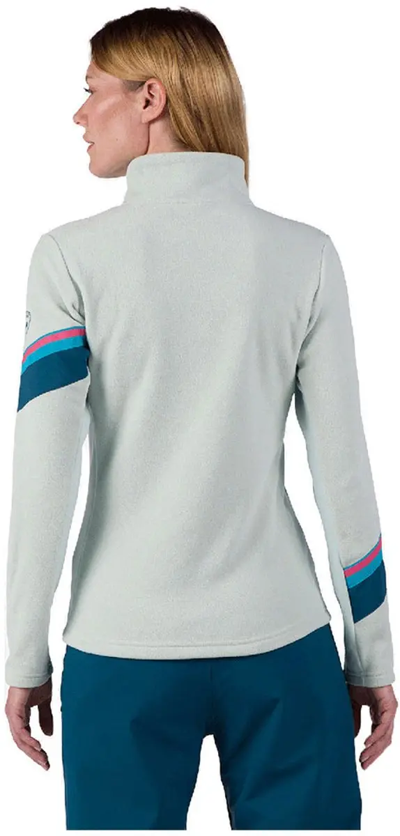 Rossignol Strawpile Fleece Halve Rits Dames - S - afbeelding 2 van 4