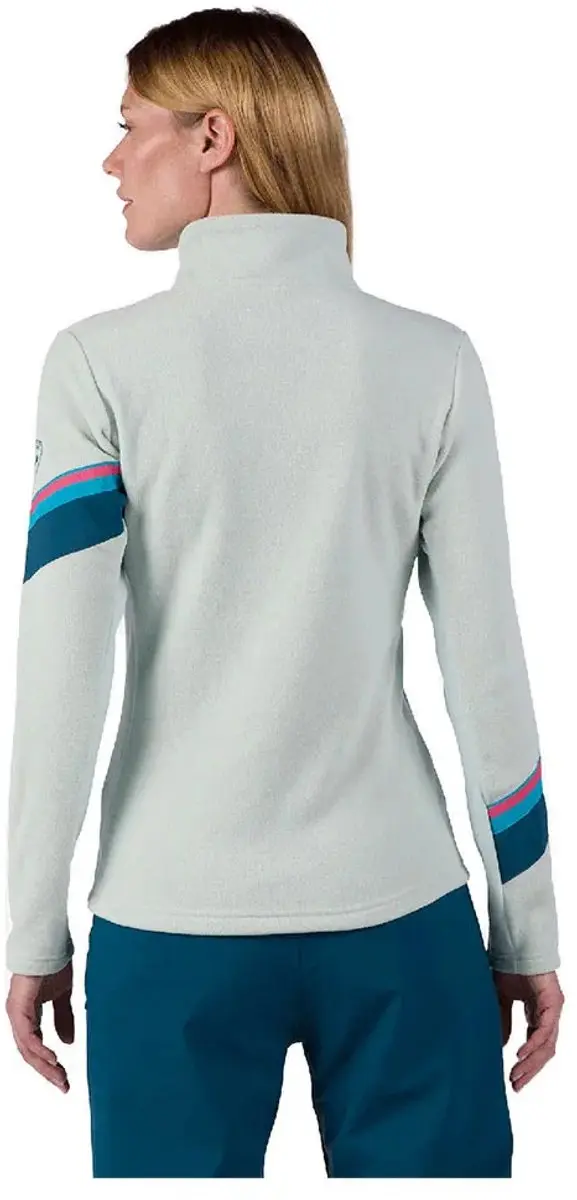 Rossignol Strawpile Fleece Halve Rits Dames - S - afbeelding 3 van 4