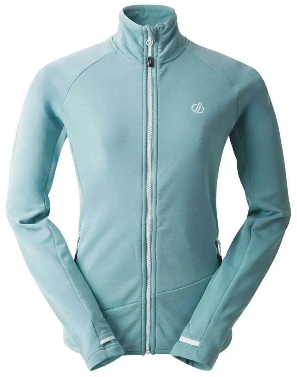 Dare2b Emerging Core Sweatshirt Met Rits Blauw 38 Vrouw - afbeelding 3 van 4