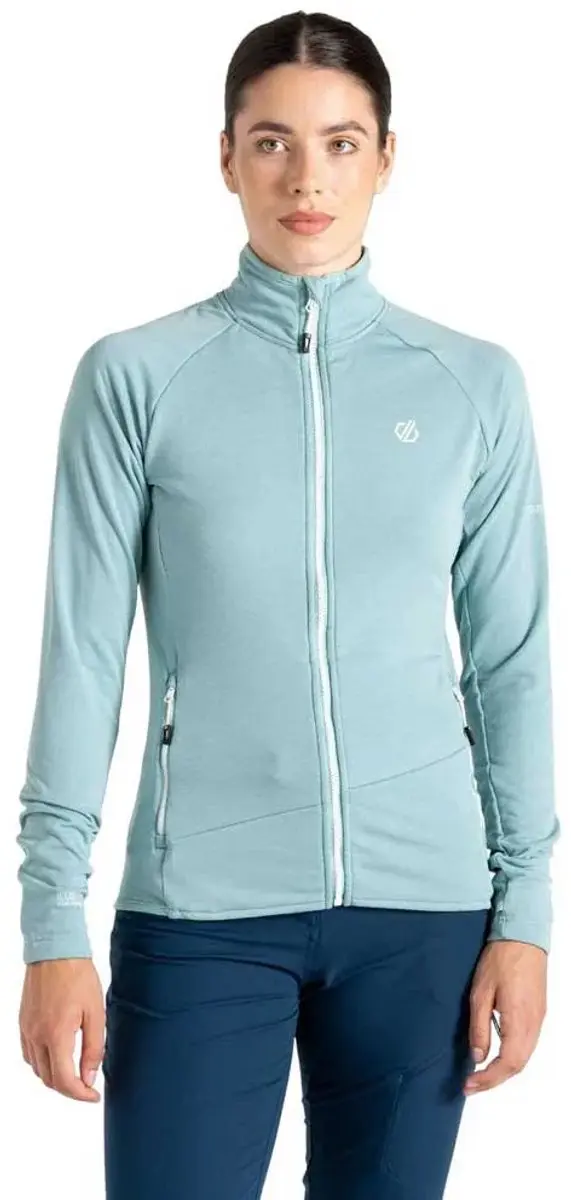 Dare2b Emerging Core Sweatshirt Met Rits Blauw 38 Vrouw