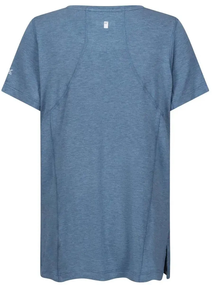 Regatta Ballyton T-shirt Met Korte Mouwen Blauw 40 Vrouw - afbeelding 6 van 6