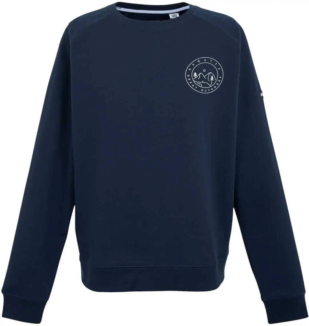 Regatta Nithsdale Sweatshirt - Blauw - afbeelding 6 van 6