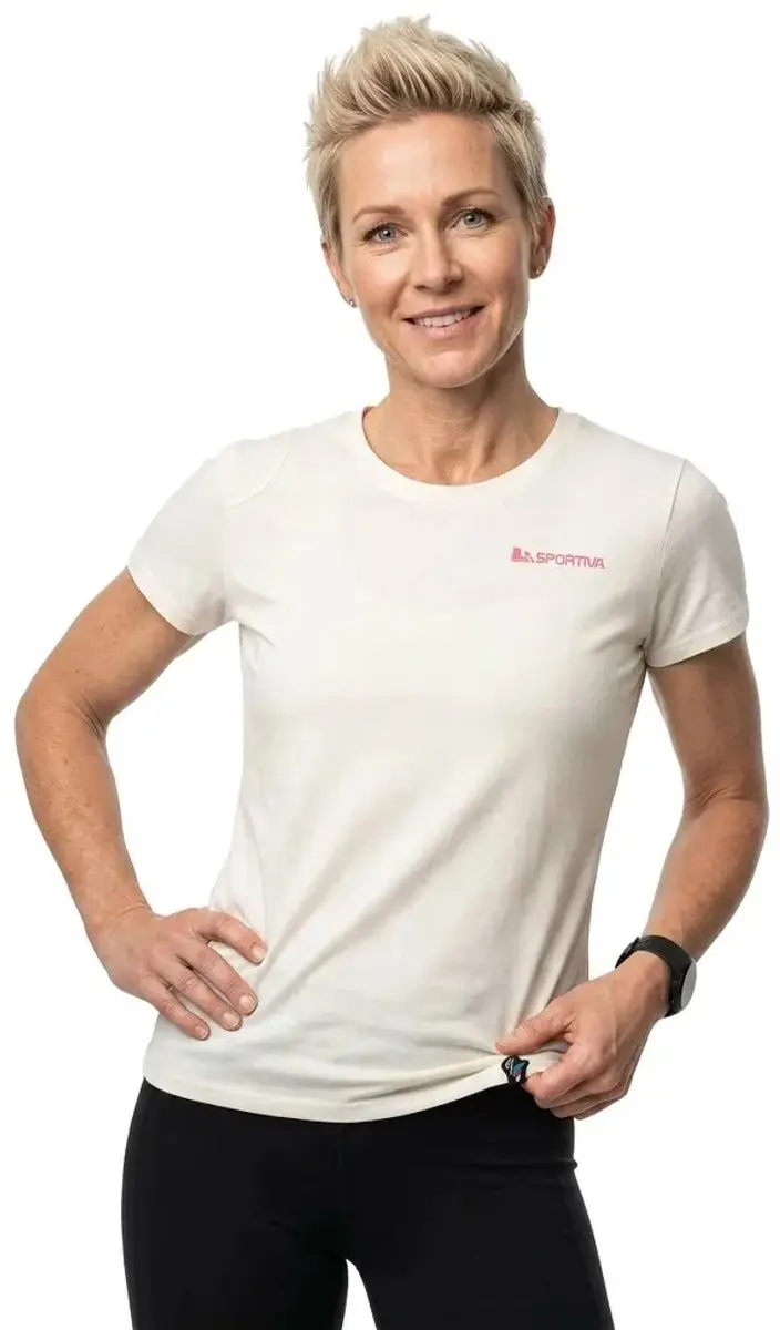 La Sportiva Moon Rock Dames T-shirt - Chalk - afbeelding 5 van 6