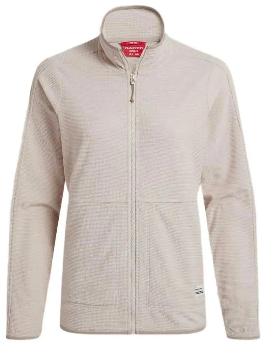 Craghoppers Nosilife Anya Ii Fleece Met Volledige Rits Beige 40 Vrouw