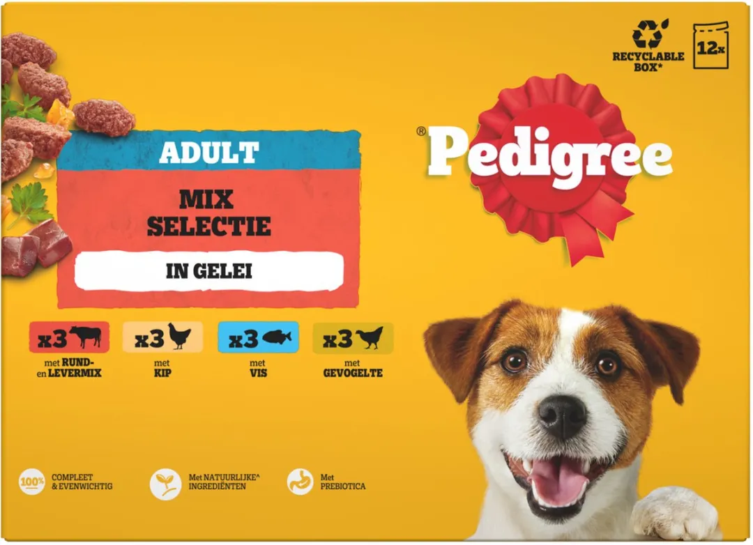 Pedigree Adult Favourites Selectie In Gelei Maaltijdzakjes