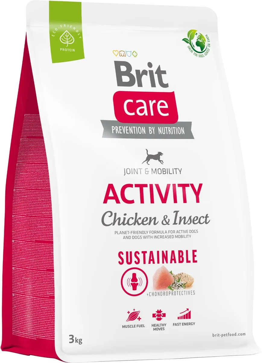 Brit Care Sustainable Activity Joint & Mobility Kip Hondenvoer 3kg