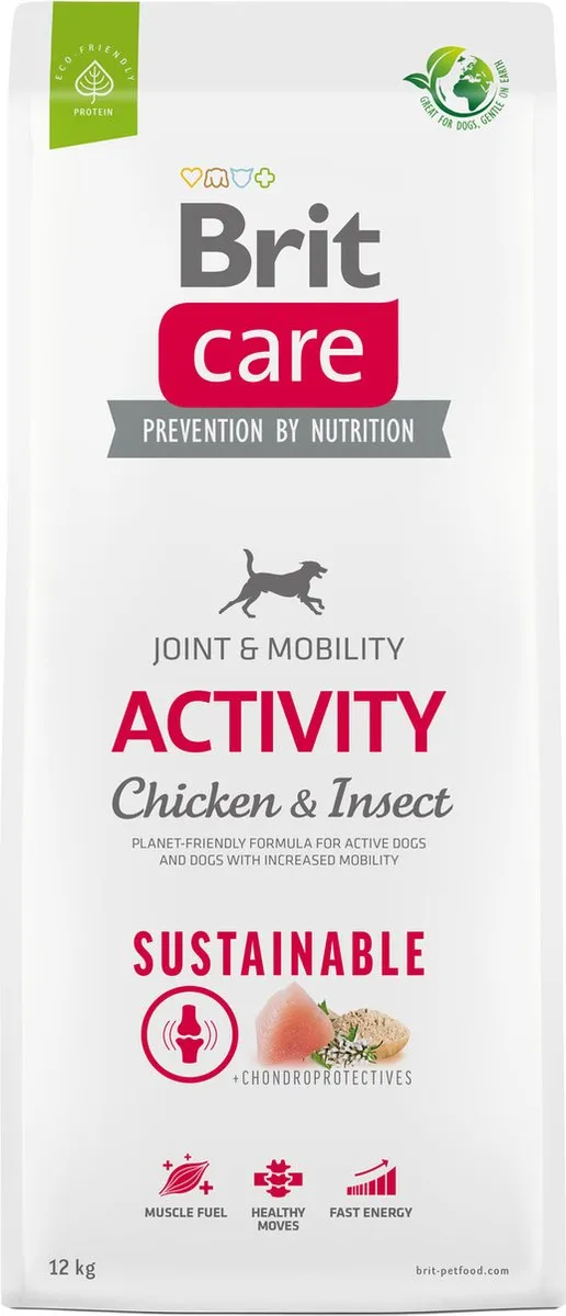 Brit Care Sustainable Activity Joint & Mobility Kip Hondenvoer 3kg