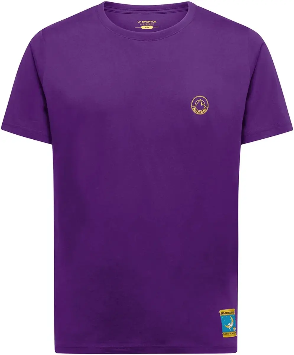 La Sportiva Climbing On The Moon T-shirt Met Korte Mouwen Paars S Man - afbeelding 4 van 4