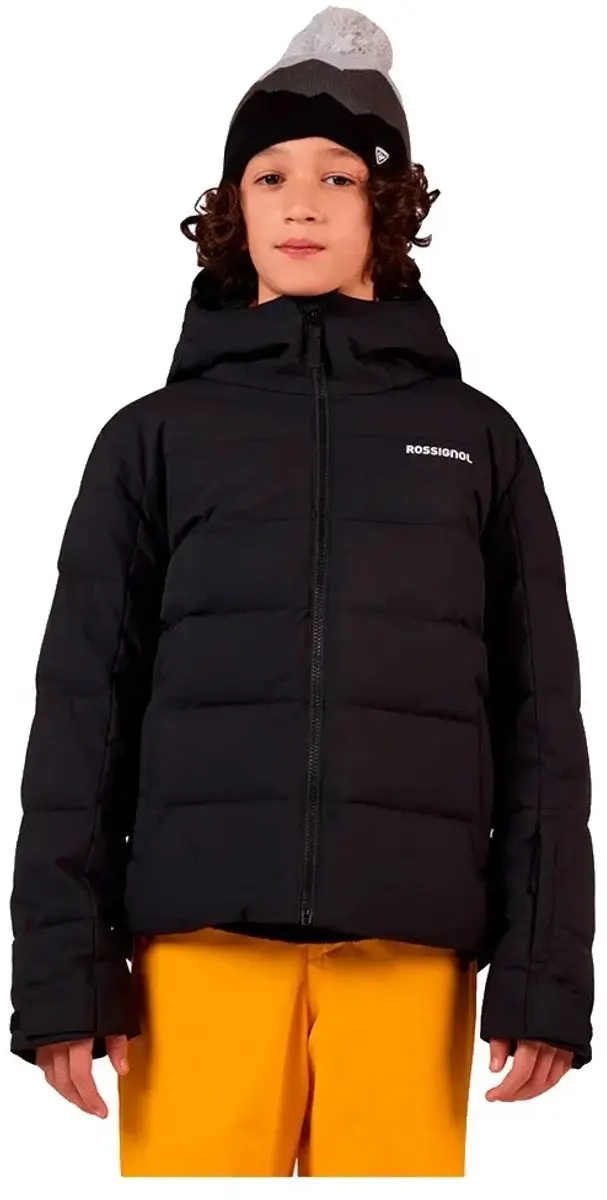 Rossignol Siz Quilted Jas Zwart 8 Years Jongen