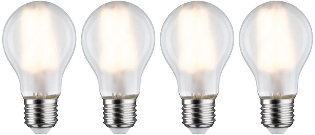Paulmann Filament LED-gloeilamp E27 4x7W 2700K Mat