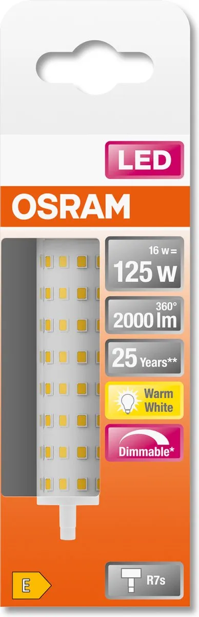 Osram LED Ballon 15W Warmwit Mat - 2700K