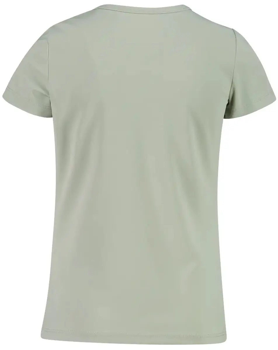 CMP Meisjes T-shirt met Ronde Hals Logo - Magenta - 152 - afbeelding 6 van 6