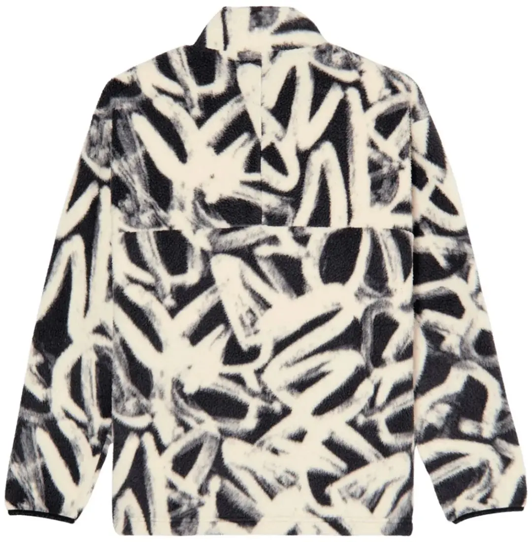 Quiksilver Clean Coast Fleece met Rits - Beige - M - afbeelding 6 van 6