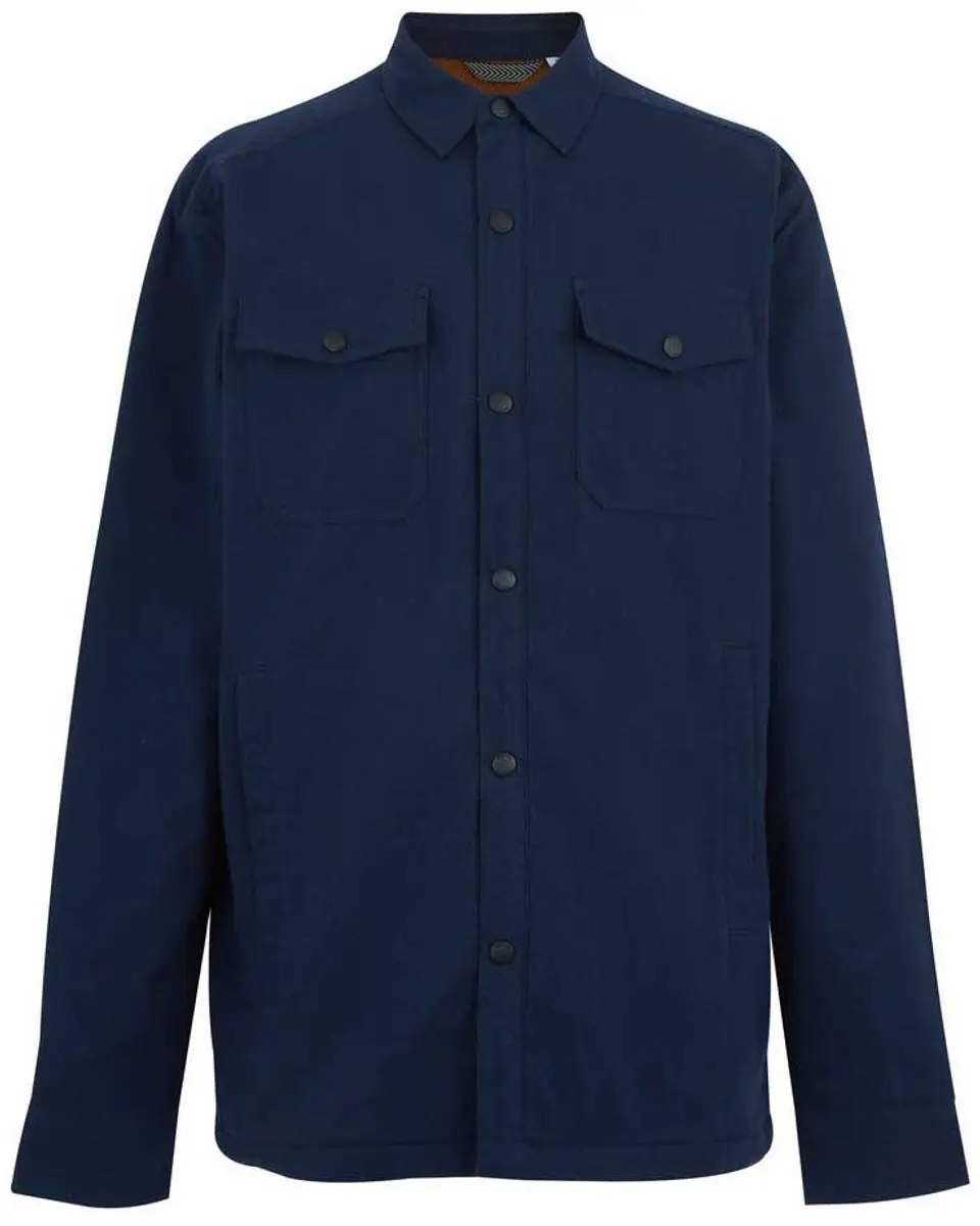 Spennith shacket shirt met fleece-voering voor heren - afbeelding 3 van 6