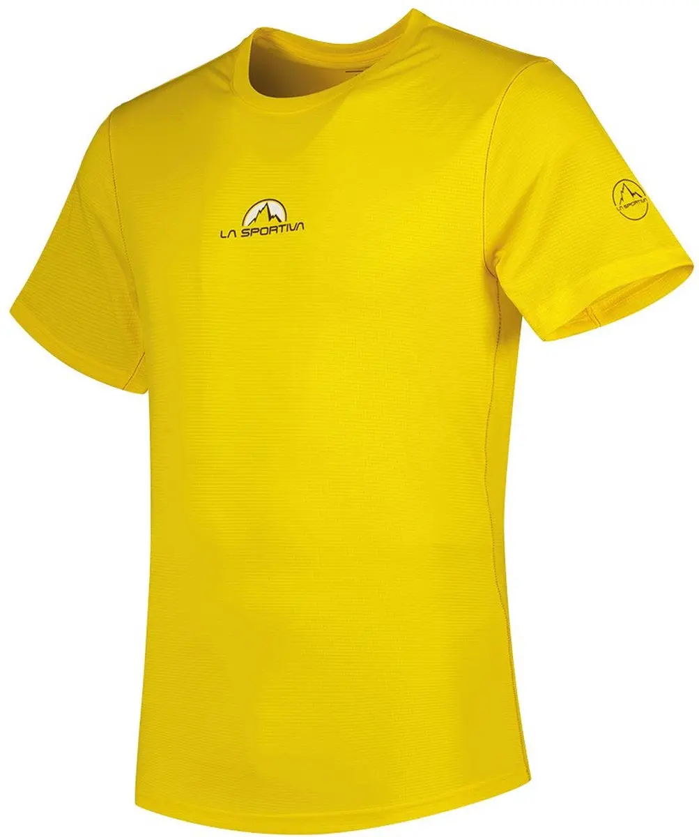 La Sportiva Promo T-shirt Met Korte Mouwen Geel S Man - afbeelding 2 van 3