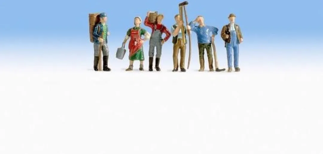 Noch 36614 N Wijnboeren Figuur - Meerkleurig