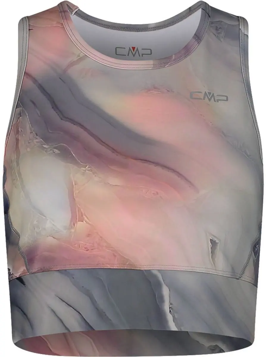 Cmp Top 32c8416p Mouwloos T-shirt Grijs M Vrouw