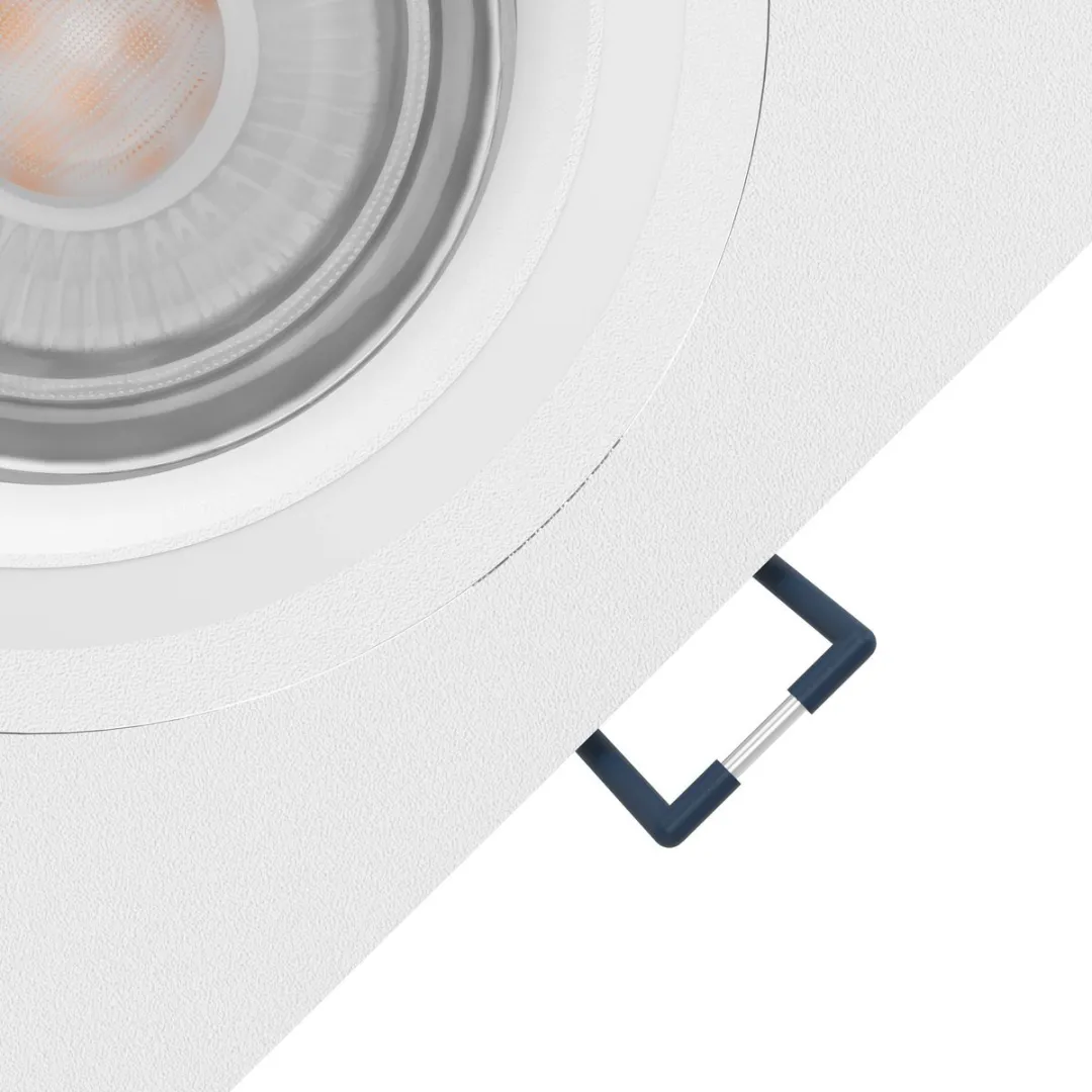 EGLO connect.z Carosso-Z Smart Inbouwspot - 9.3 cm - Wit - RGB & Wit - Zigbee