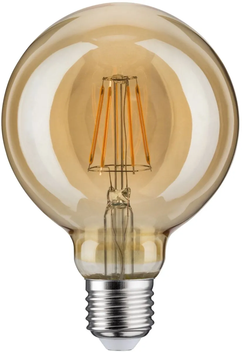 Paulmann 1879 Filament LED Globe G95 E27 6,5W 400lm 1800K - Goud