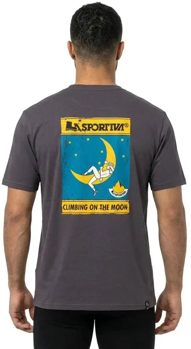 La Sportiva Moon Climb T-shirt Met Korte Mouwen Grijs XL Man - afbeelding 3 van 6