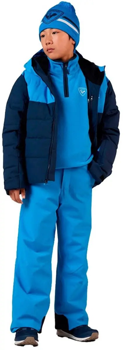 Rossignol Strawpile Fleece Met Halve Rits Blauw 8 Years Jongen