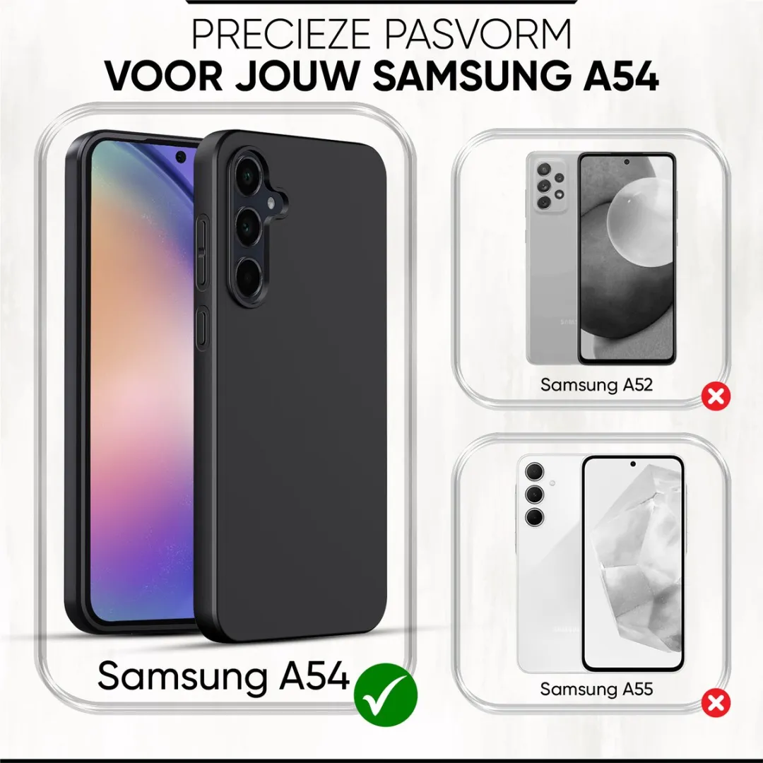 NUVEX Hoesje Samsung Galaxy A54 - Zwart - MPN 8721082980654