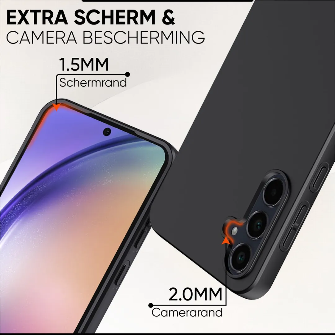 NUVEX Hoesje Samsung Galaxy A54 - Zwart - MPN 8721082980654