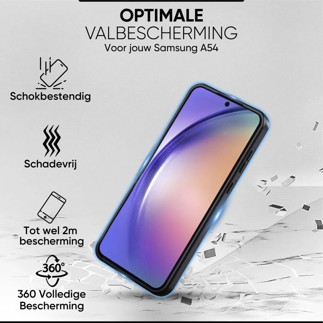 NUVEX Hoesje Samsung Galaxy A54 - Zwart - MPN 8721082980654 - afbeelding 6 van 6