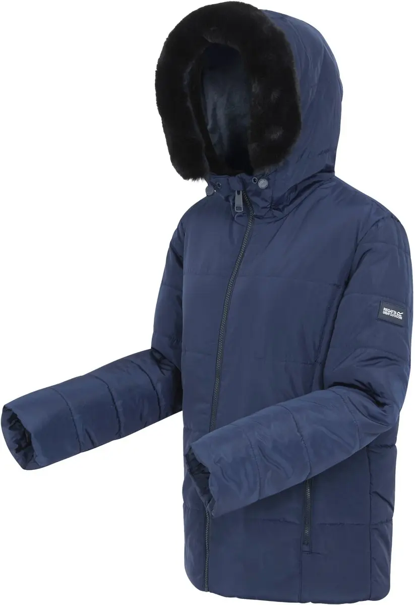 Regatta Winnie Baffle Dames Pufferjack - Blauw - afbeelding 3 van 6