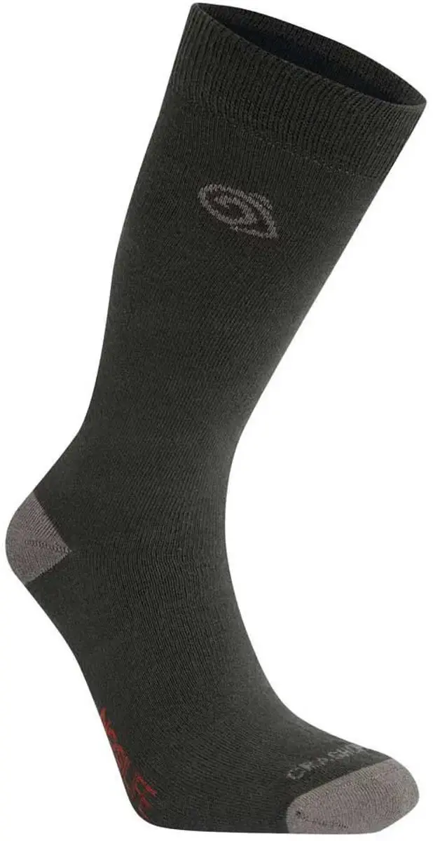 Craghoppers Nosilife Single Pack Half Lange Sokken Zwart EU 39-42