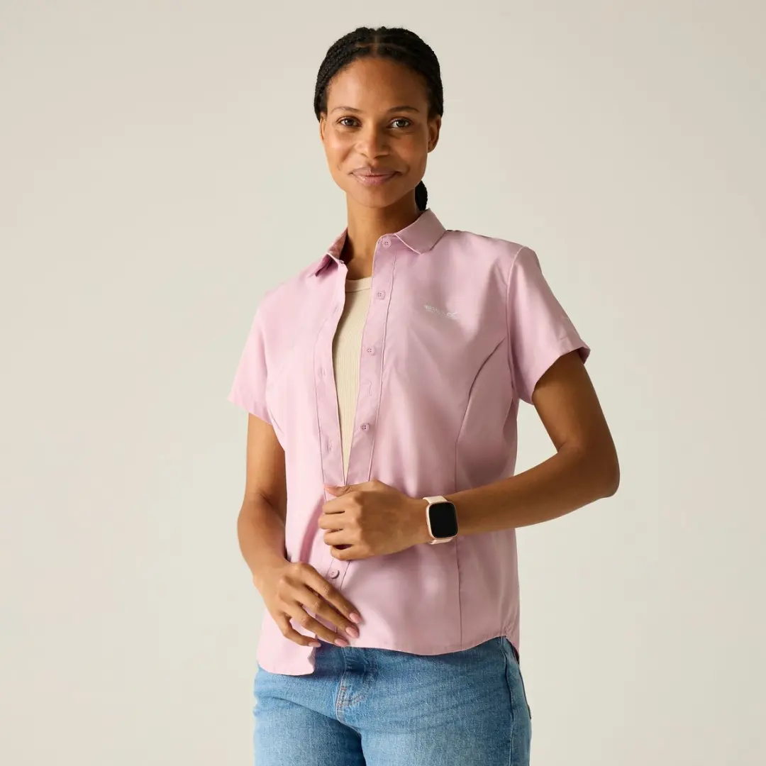 Dames anti-insect reisshirt met korte mouwen