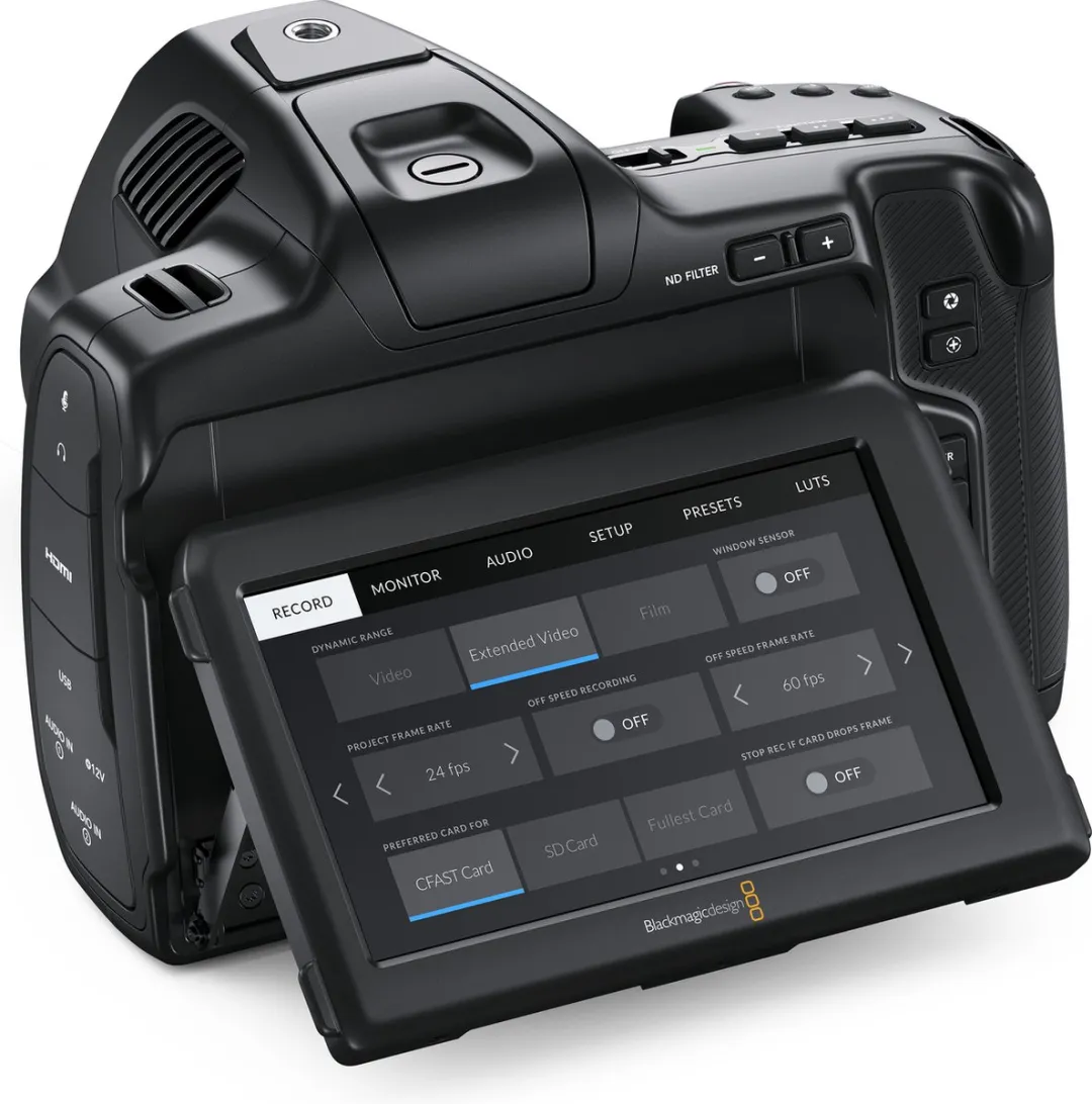 Blackmagic Pocket Cinema Camera 6K Pro CINECAMPOCHDEF06P - Zwart - afbeelding 2 van 6