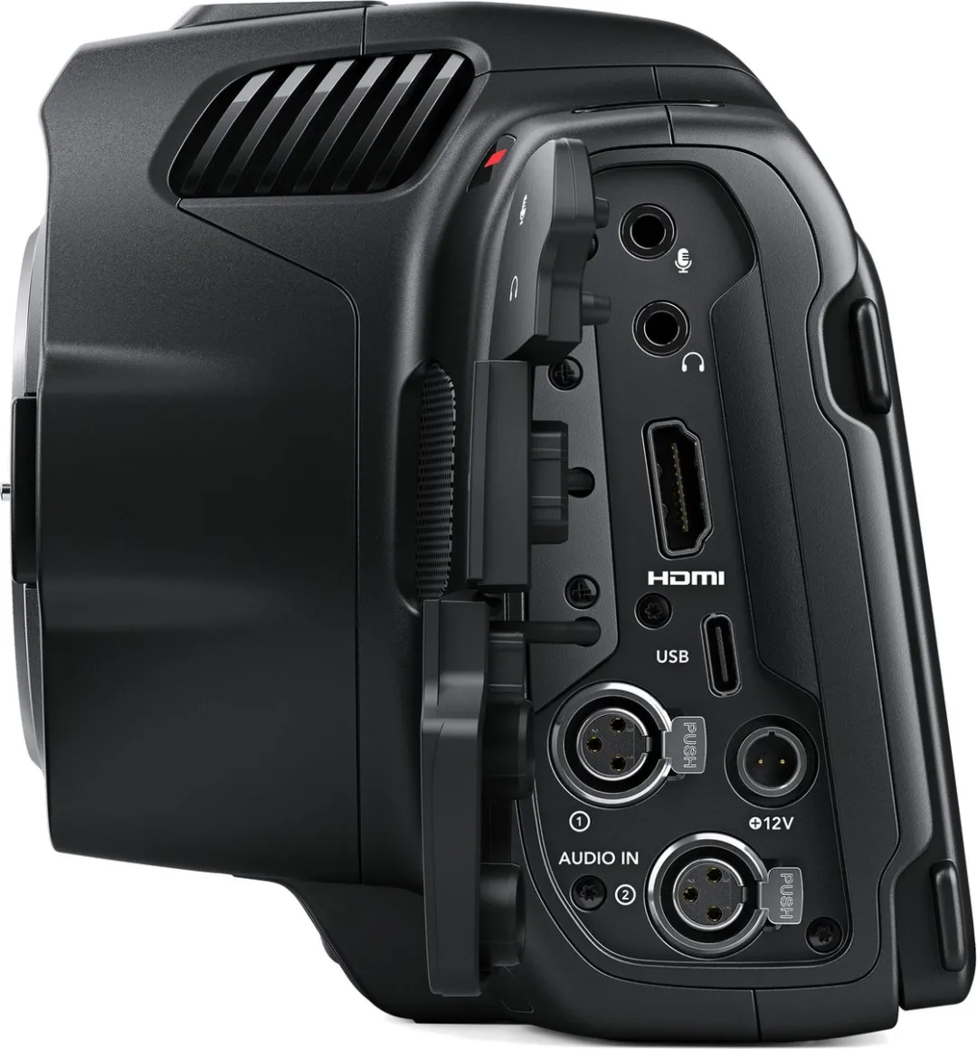 Blackmagic Pocket Cinema Camera 6K Pro CINECAMPOCHDEF06P - Zwart - afbeelding 4 van 6