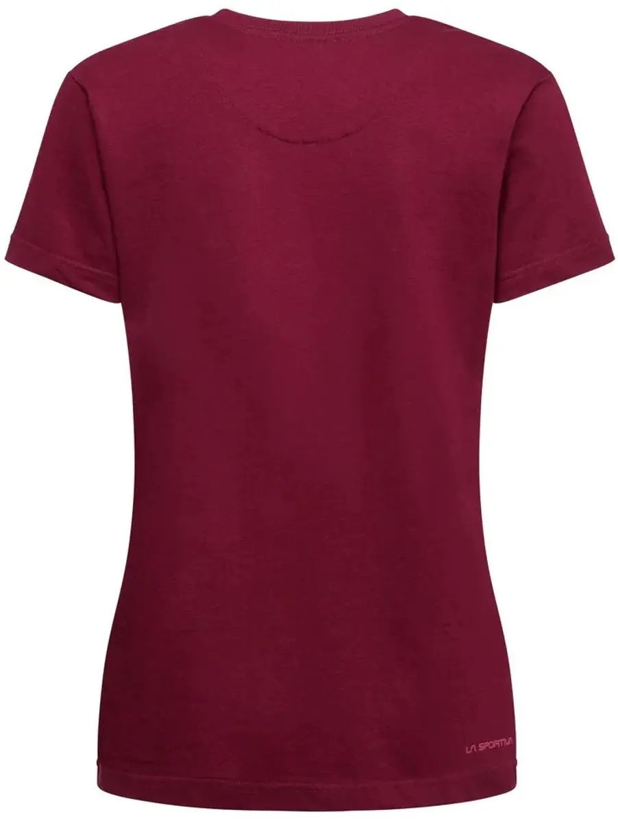 La Sportiva Made Of Mountain T-shirt Met Korte Mouwen Rood L Vrouw - afbeelding 2 van 4