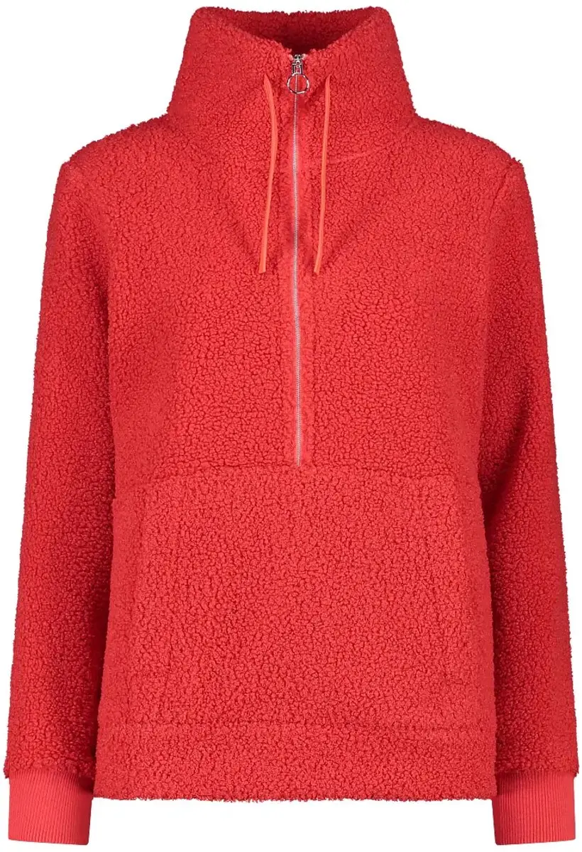 Dames sweatshirt met halve rits CMP