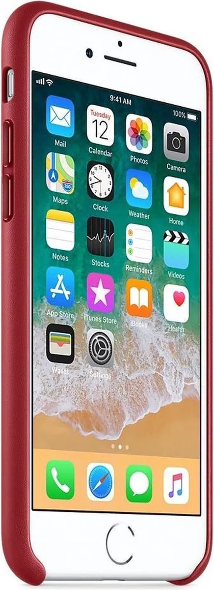 Apple Leren Hoesje iPhone SE/7/8 - Rood - MQHA2ZM/A
