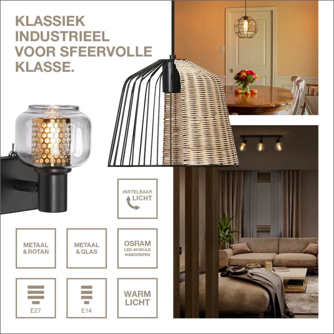 Osram Decor Spot Firefly E14 2,8W - 250lm 2700K Zwart