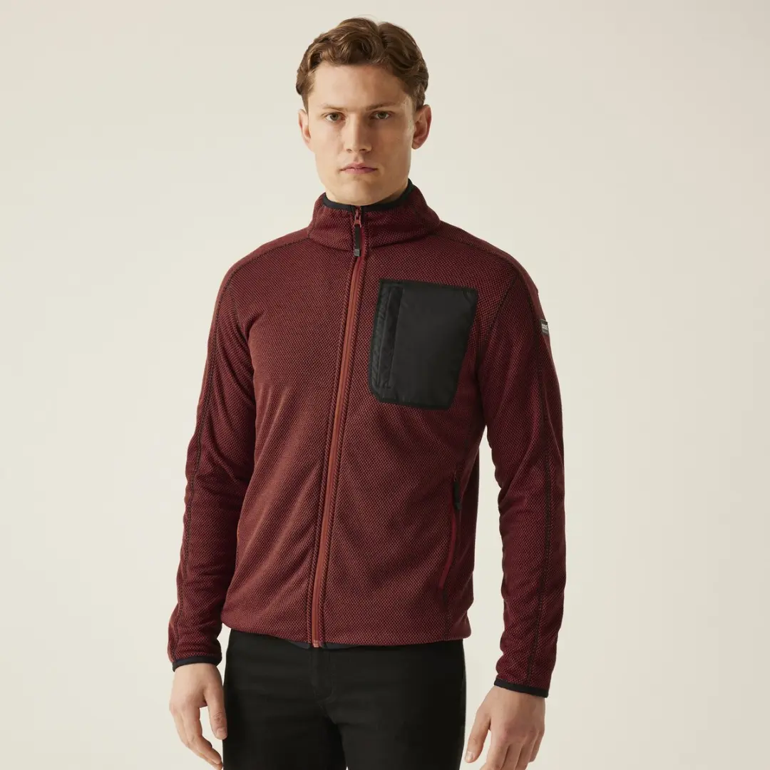 De Kitom wandelfleece voor heren